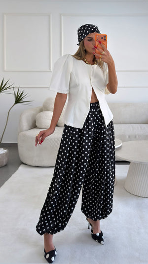 מכנסי בלון נקודות