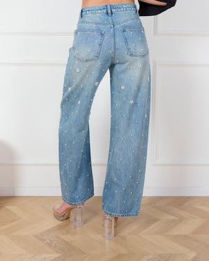 ג'ינס Steve Madden פנינים