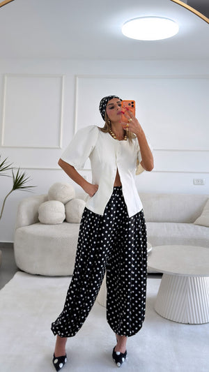 מכנסי בלון נקודות