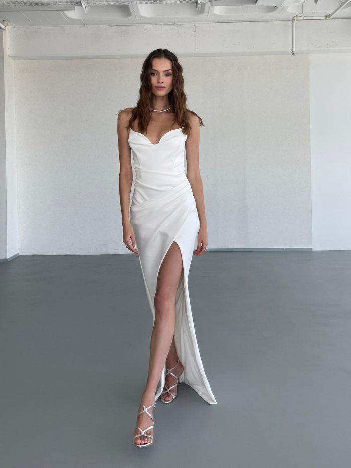 ⁦שמלת ריבר White ⚪️⁩ – תמונה ⁦1⁩