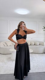 ⁦חליפת טופ חצאית⁩ – תמונה ⁦6⁩