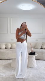 ⁦מכנס Rolly white⁩ – תמונה ⁦9⁩