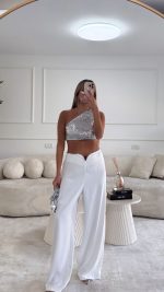 ⁦מכנס Rolly white⁩ – תמונה ⁦8⁩