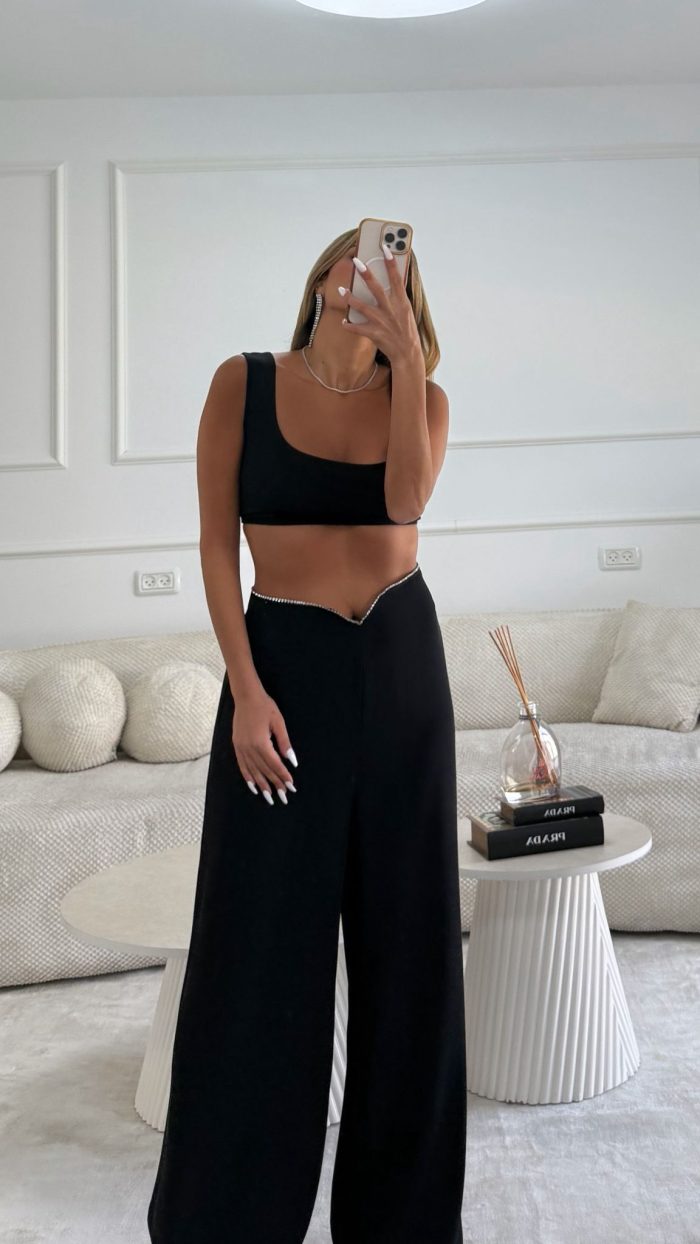⁦מכנס Rolly black⁩ – תמונה ⁦1⁩