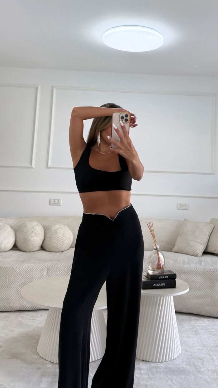 ⁦מכנס Rolly black⁩ – תמונה ⁦2⁩
