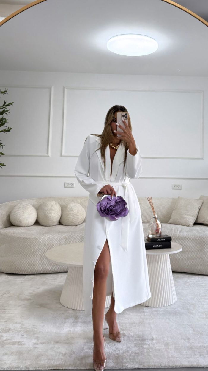 ⁦שמלת בלייזר ⚪️⁩ – תמונה ⁦3⁩