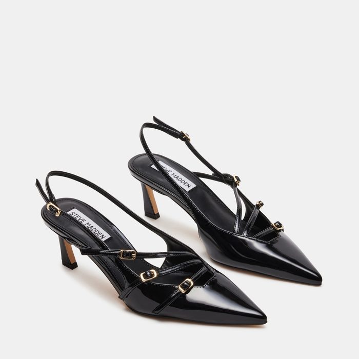 ⁦נעלי שפיץ Steve madden ⚫️⁩ – תמונה ⁦1⁩