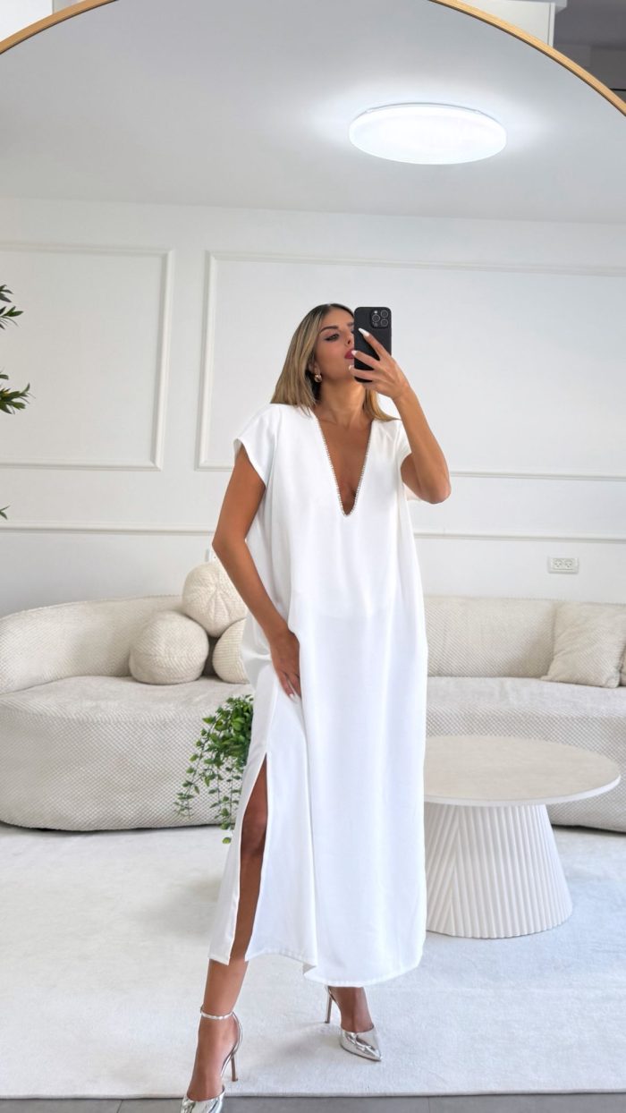 ⁦שמלת קורינה White⁩ – תמונה ⁦6⁩