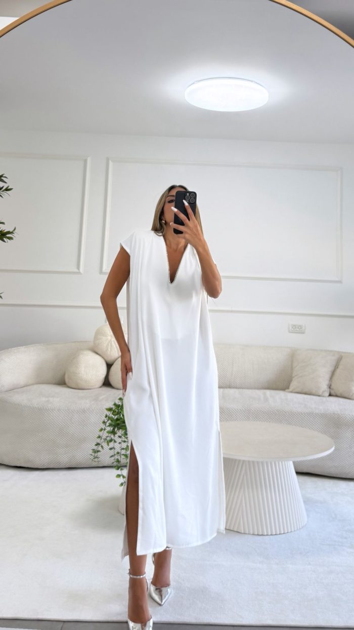 ⁦שמלת קורינה White⁩ – תמונה ⁦5⁩